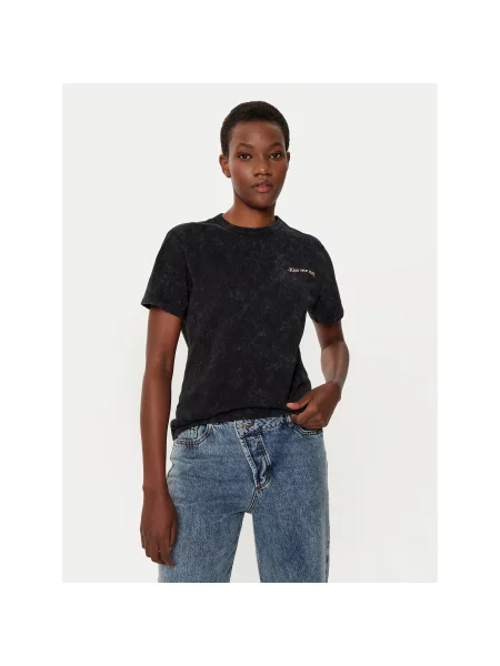 HUGO Majica Regular Fit črna