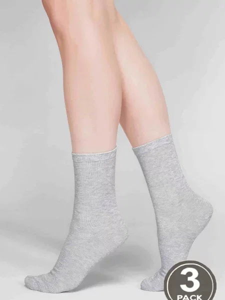 Женские носочки 3 шт. den SOCKS 3 ПАРИ сірі