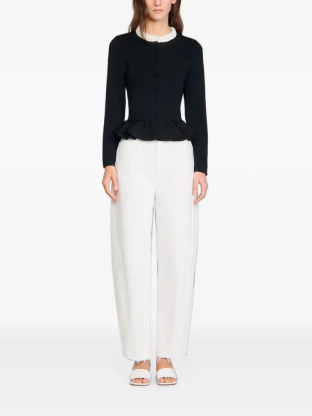Gulerat cardigan Sandro negru