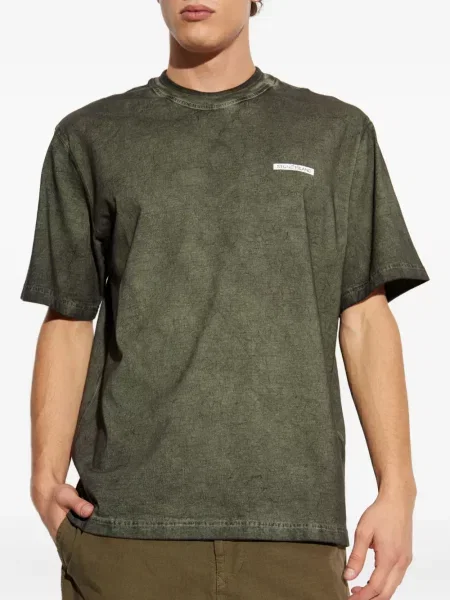 Тениска Stone Island с принт зелено