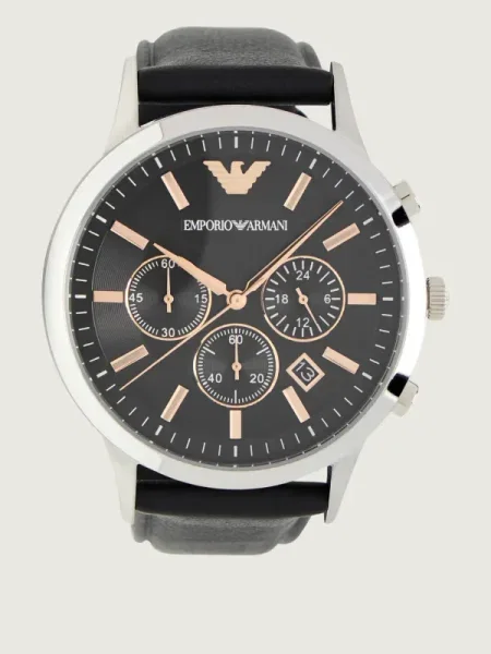 Emporio Armani Karóra Renato Chrono fekete