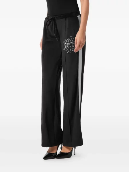 Pantaloni Philipp Plein cu dungi negru