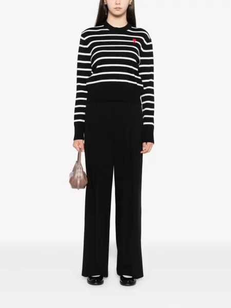 Pantaloni James Perse plisate negru
