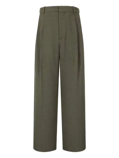 Pantaloni Studio Tomboy plisate verde