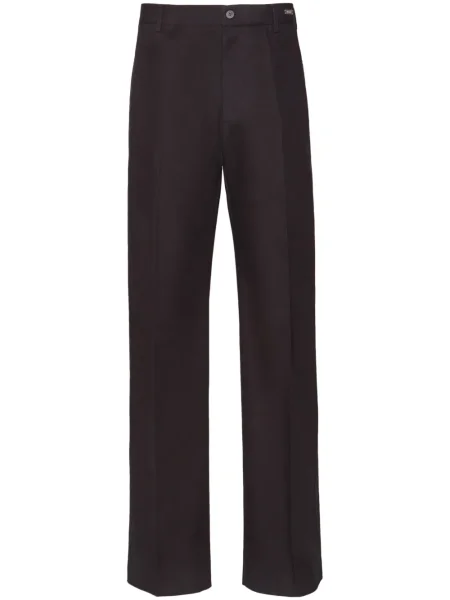 Pantaloni chino Ferragamo evazate negru