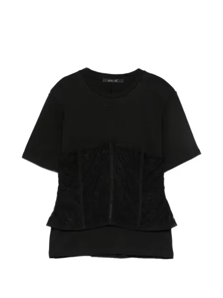 Tricou Philia Loft din dantelă negru