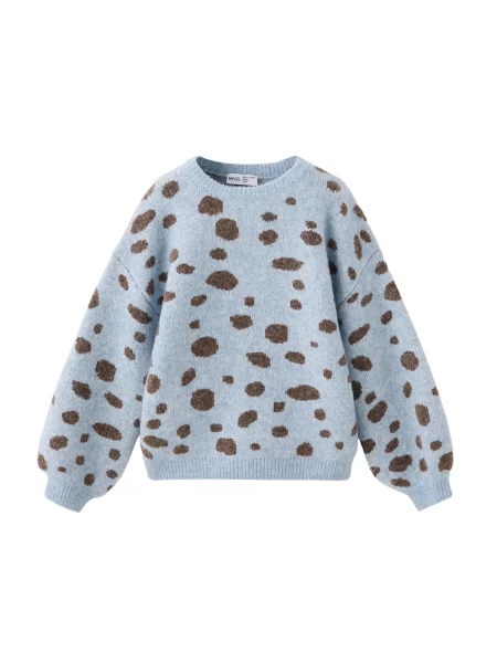 MANGO KIDS Pulover DALMAB svijetloplava smeđa