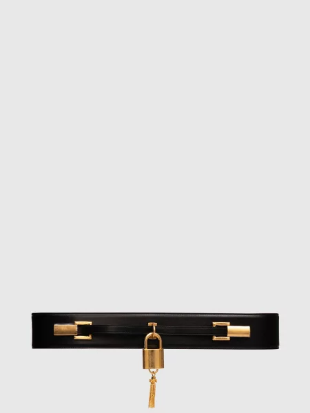Шкіряний Balmain чорний