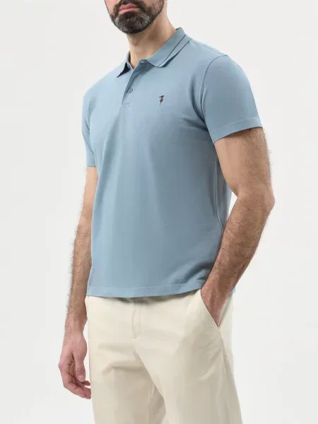 Поло Trussardi голубое