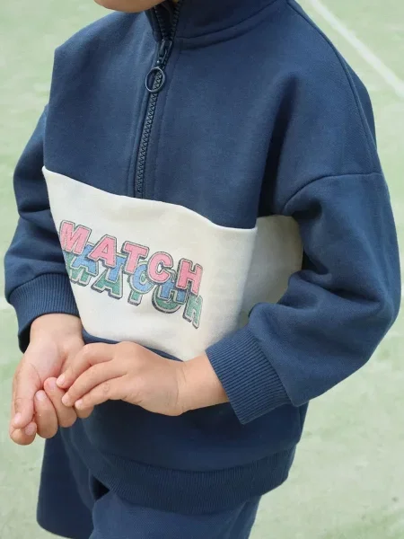 Konges Sløjd Дитяча кофта LOU HALF ZIP SWEAT OCS