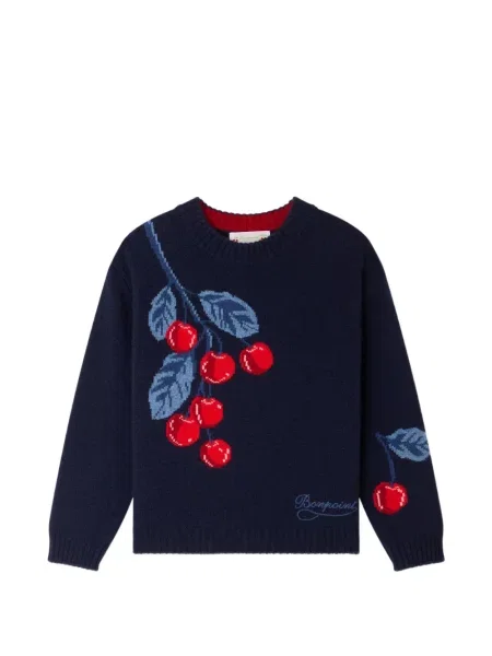 Sweter dziecięcy Bonpoint niebieski
