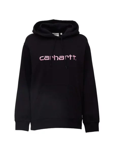 Hanorac cu glugă Carhartt Wip cu glugă negru