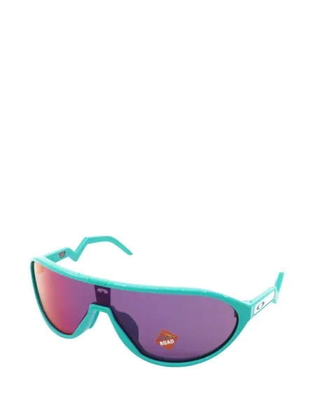 Ochelari de soare Oakley cu imprimeu geometric albastru