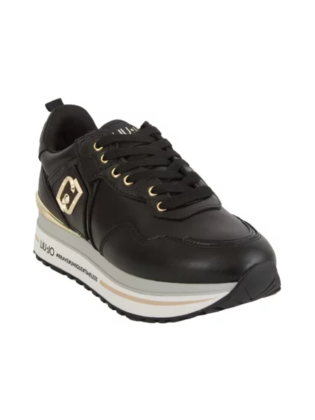 Sneakersy Liu Jo skórzane czarne