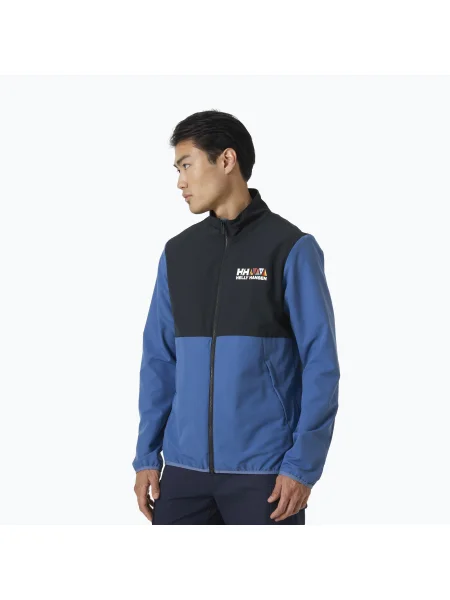 Olcsóbban. Férfi Helly Hansen Newport Softshell azurit vitorlás kabát. Méret: XXL kék