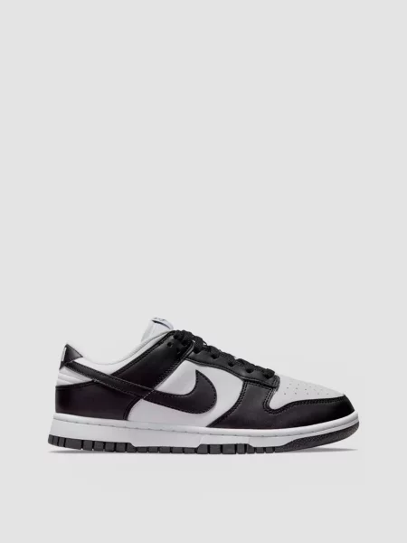 Кожаные кроссовки Nike Dunk белые