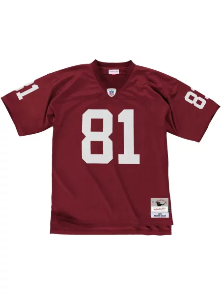 Cămașă Mitchell & Ness din jerseu roșu