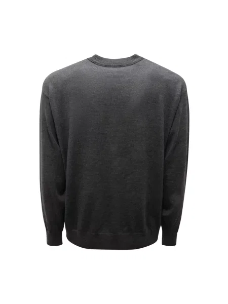 Sweter Emporio Armani wełniany szary