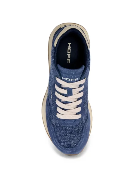 Sneakerși Hoff din piele de căprioară albastru
