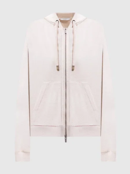 Меланжева спортивна куртка Peserico бежева