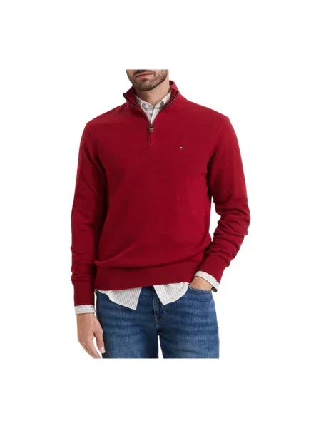 Tommy Hilfiger Pulover cu adaos de cașmir roșu