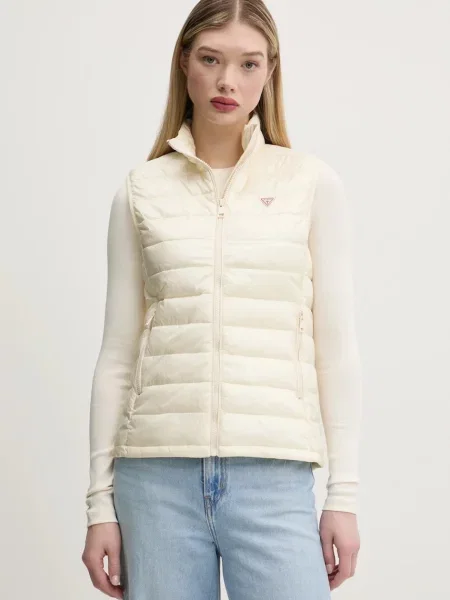 Guess Jeans bezrękawnik przejściowy beżowy