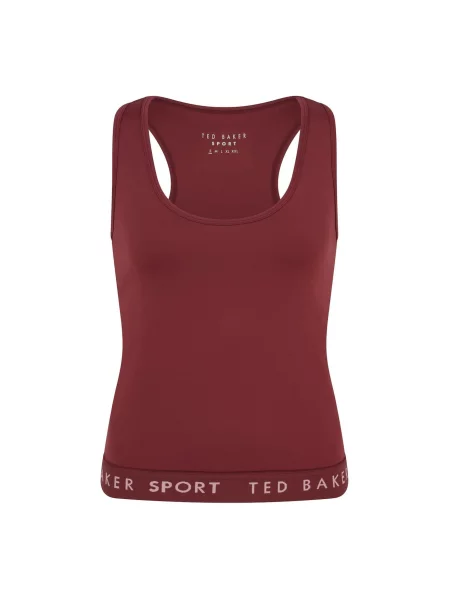 Ted Baker Top Rihanna Essentials pasztell-rózsaszín / sötétvörös rózsaszín