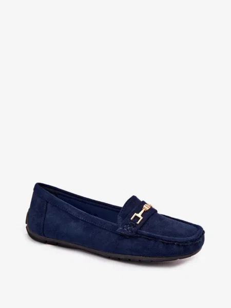 Mocasini Boto din piele albastru