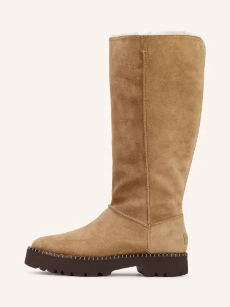 Ugg Kozačky Na Platformě Uptowner Tall světle hnědá
