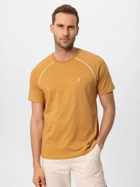 Moxx Paris Tricou galben muștar alb