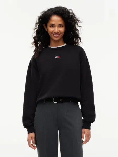 Tommy Jeans Mikina čierna