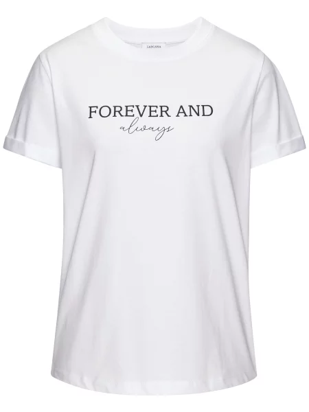 LASCANA Tricou negru alb