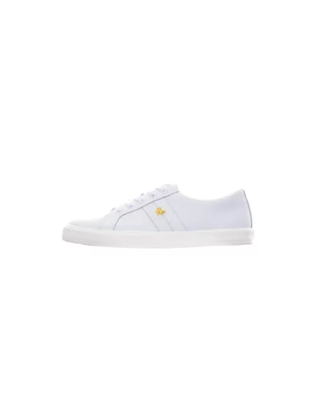 Sneakersy Ralph Lauren skórzane białe