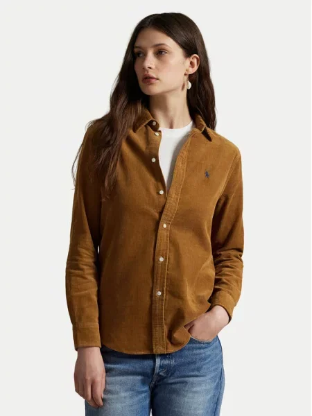 Košile Polo Ralph Lauren hnědá