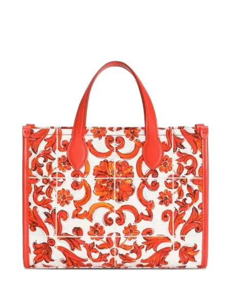 Geantă shopper copii Dolce & Gabbana alb