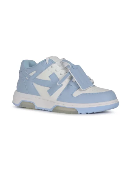 Sneakersy Off-white skórzane biznesowe białe