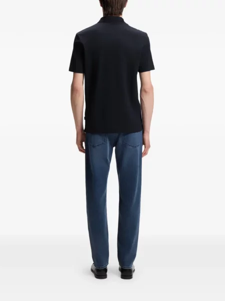 Scurt tricou polo Boss albastru