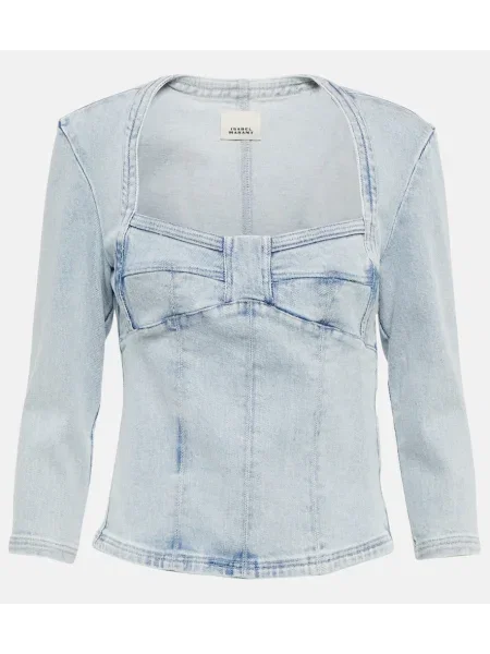 Top Isabel Marant albastru