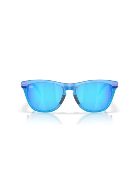 Okulary Oakley Frogskins Hybrid Fabio Quartararo Signature Series Matte Acid Blue z soczewkami Prizm Sapphire niebieskie