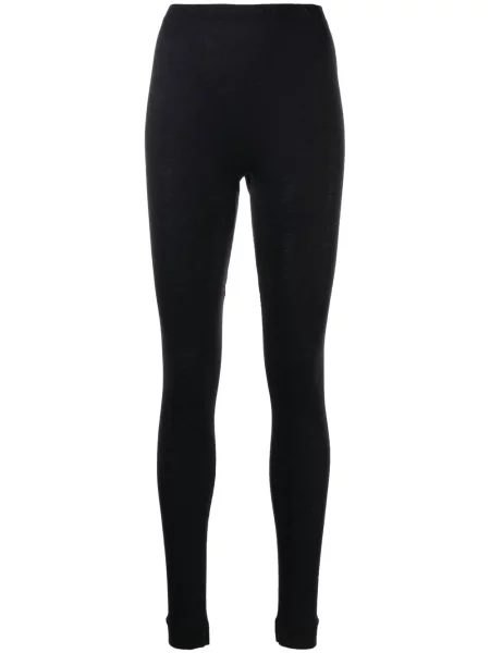 Leggings Hanro de mătase negru