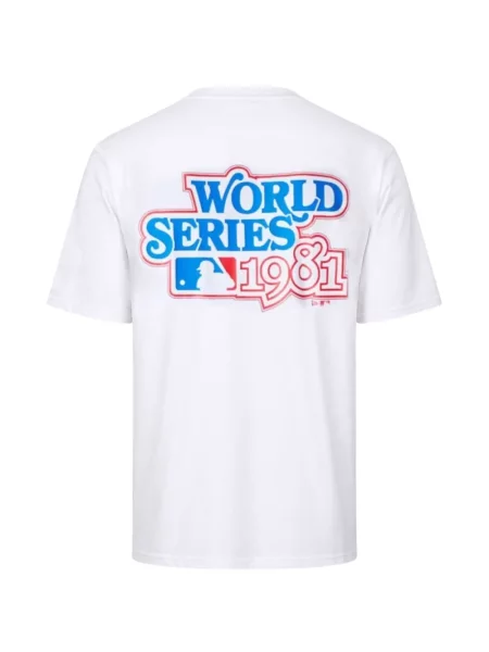 Scurt tricou New Era Cap alb