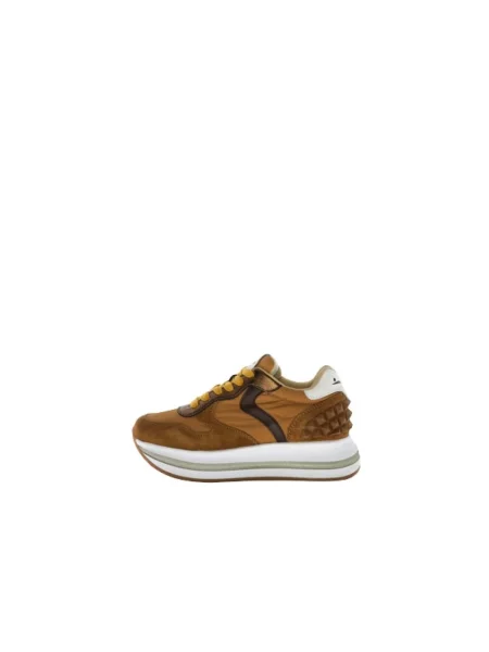 Sneakersy Voile Blanche brązowe