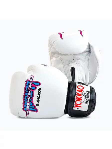 Рукавиці боксерські YOKKAO East Club white білі