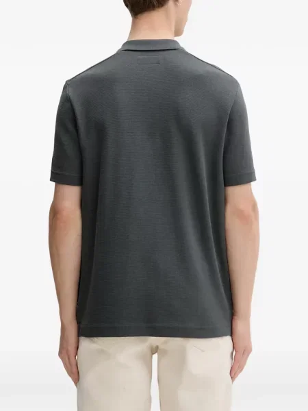 Tricou polo Marc O'polo tricotate verde