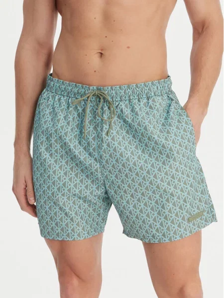 Calvin Klein kratke kupaće hlače za muškarce zelena