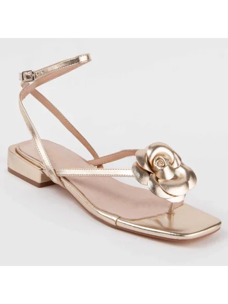 Pantofi Montevita auriu