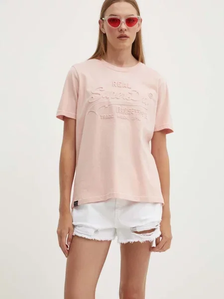 Tricou Superdry roz