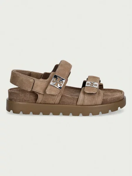 Замшевые босоножки Tory Burch