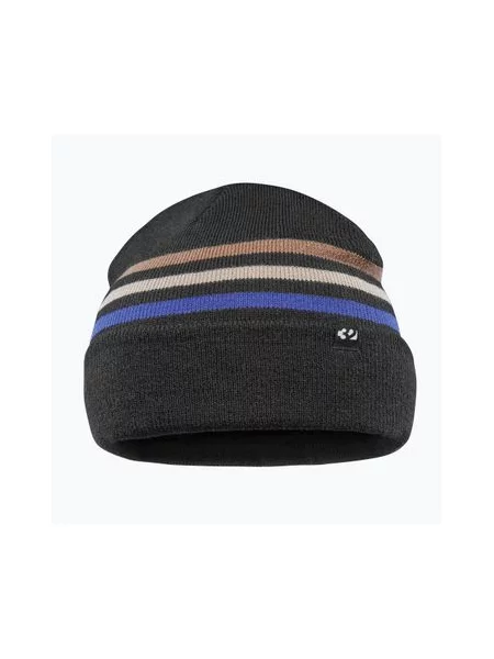 Шапка Thirtytwo в полоску черная
