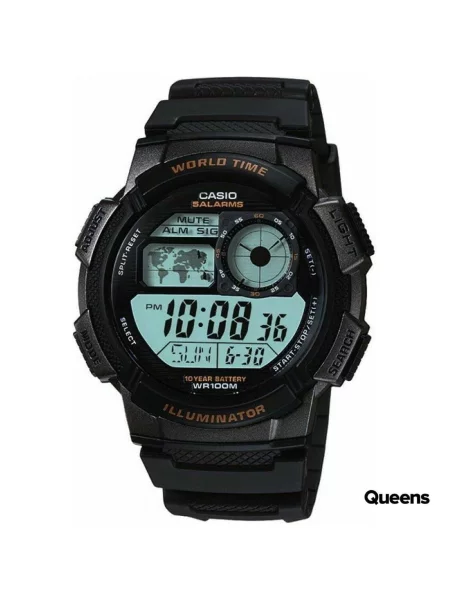 Pολόι Casio μαύρο